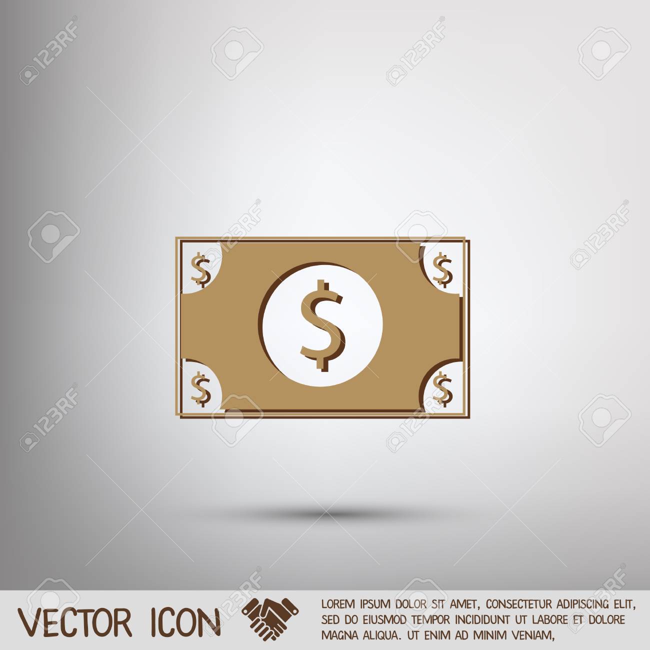 Dollar Bill Symbol Of Money Stock Vector 43630664 Dollar Bill Symbol Of Money Stock Vector 43630664
