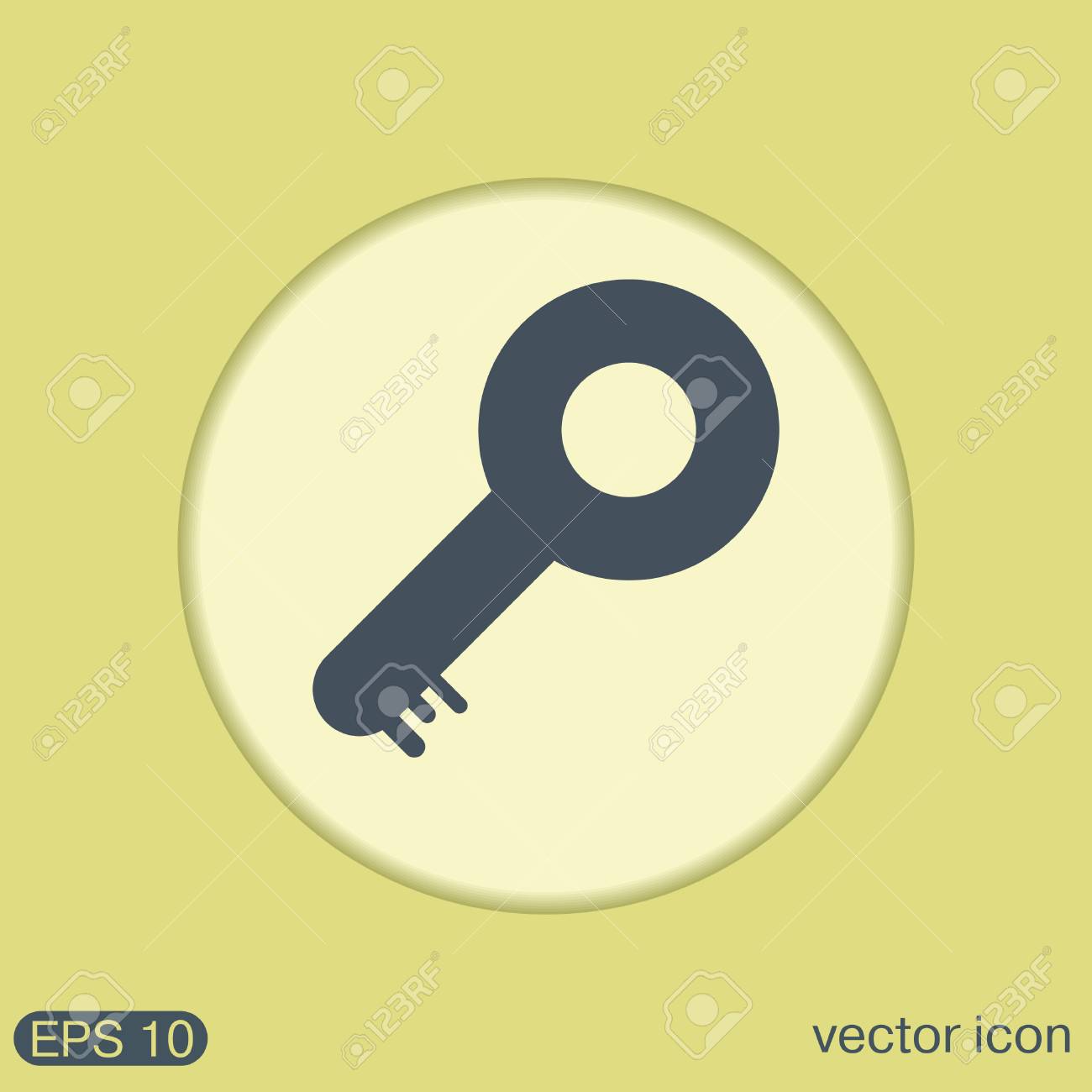 鍵のアイコンの記号のイラスト素材 ベクタ Image