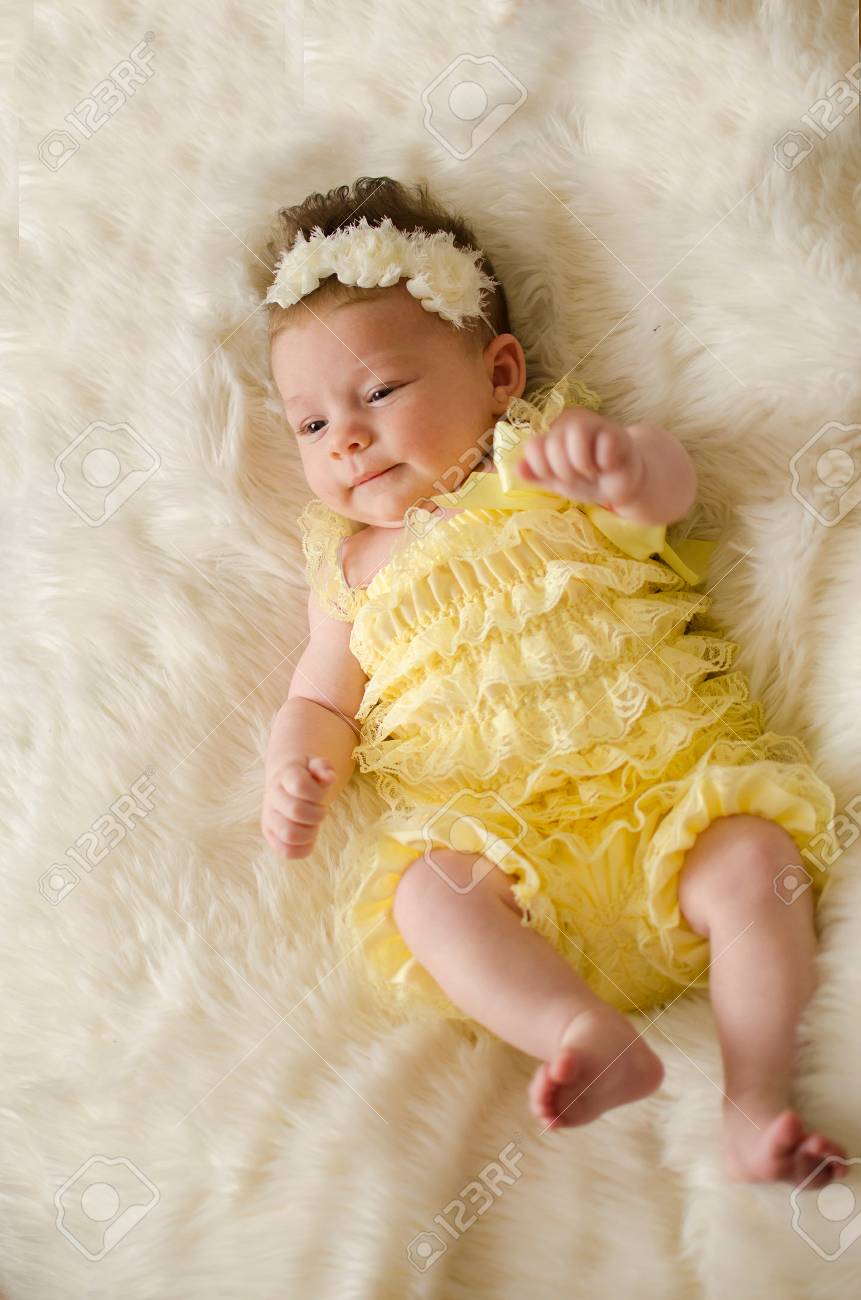 two month old baby girl