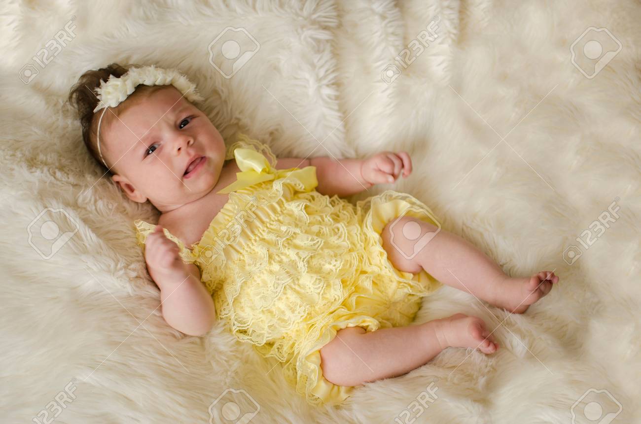 two month old baby girl