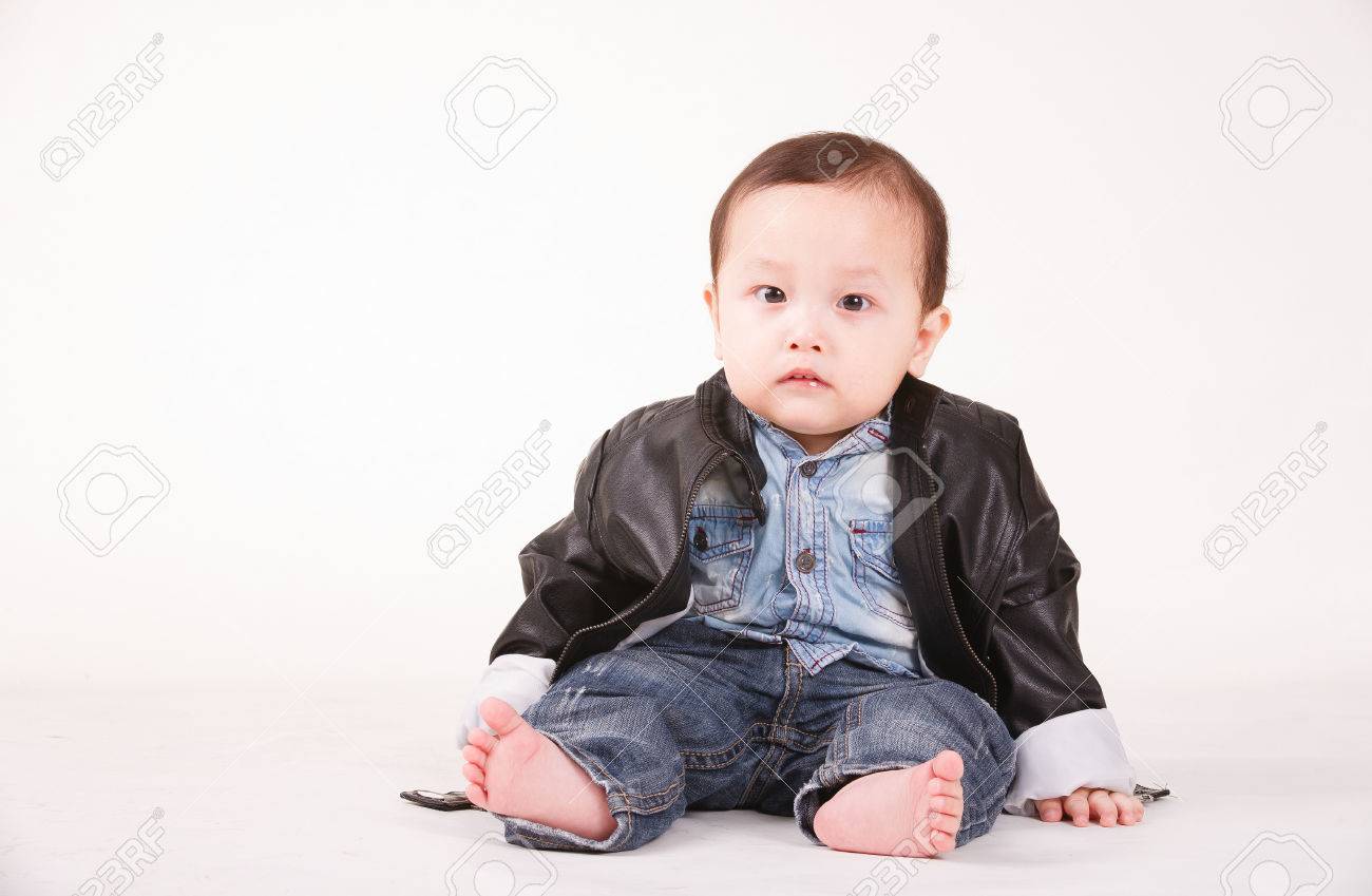 baby leather jacket