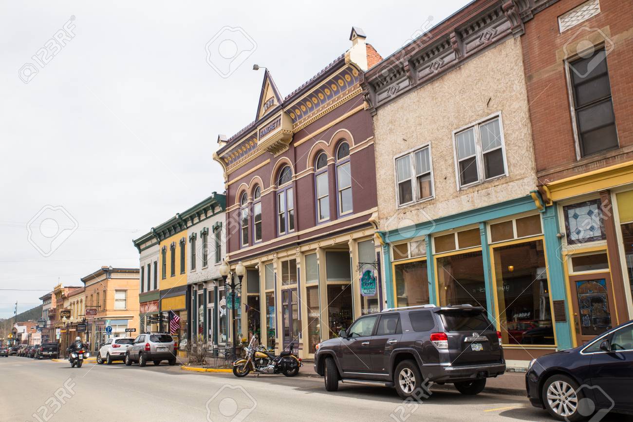 Idaho Springs Colorado April 29 2018 Street Scene From - 