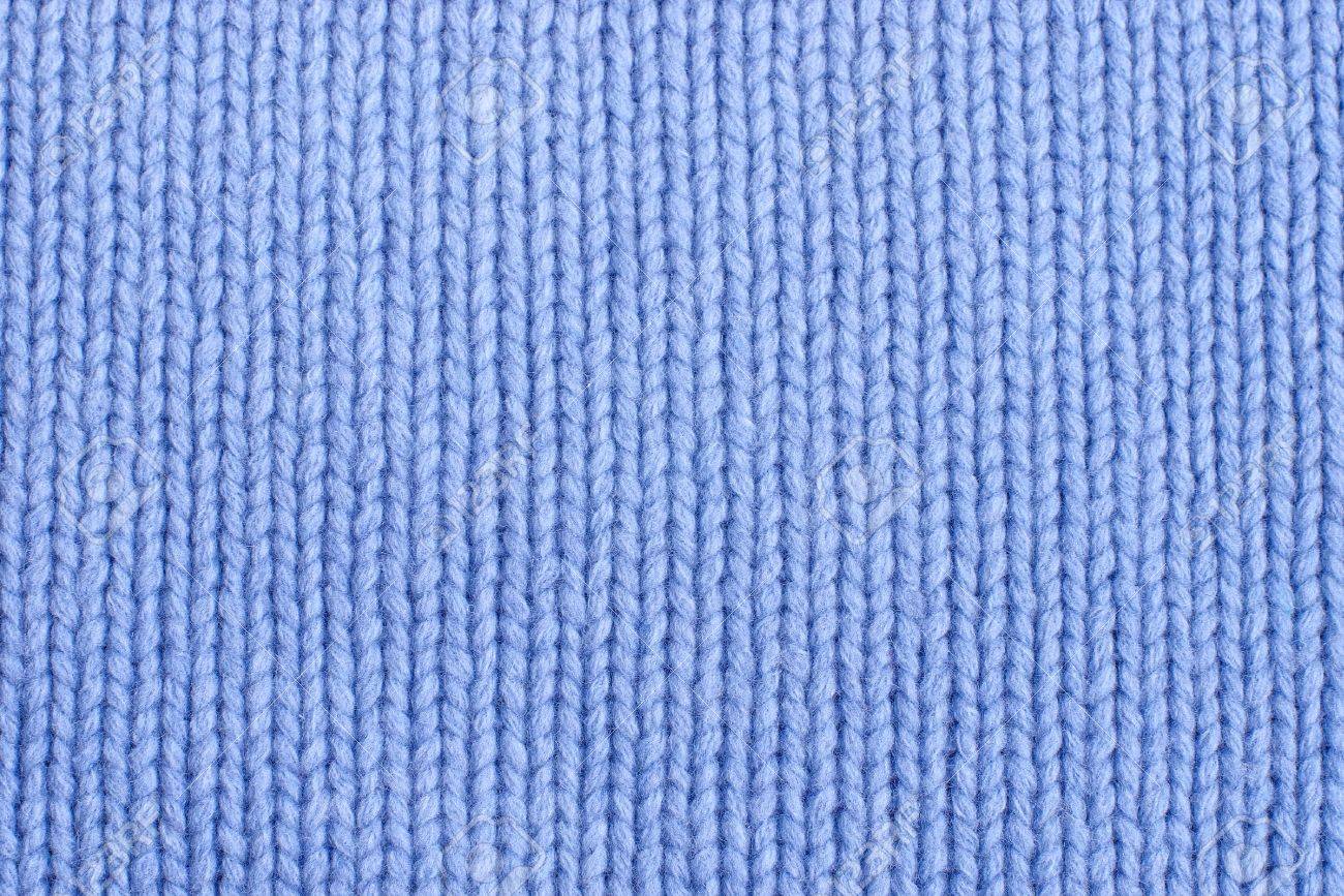 blue knit fabric