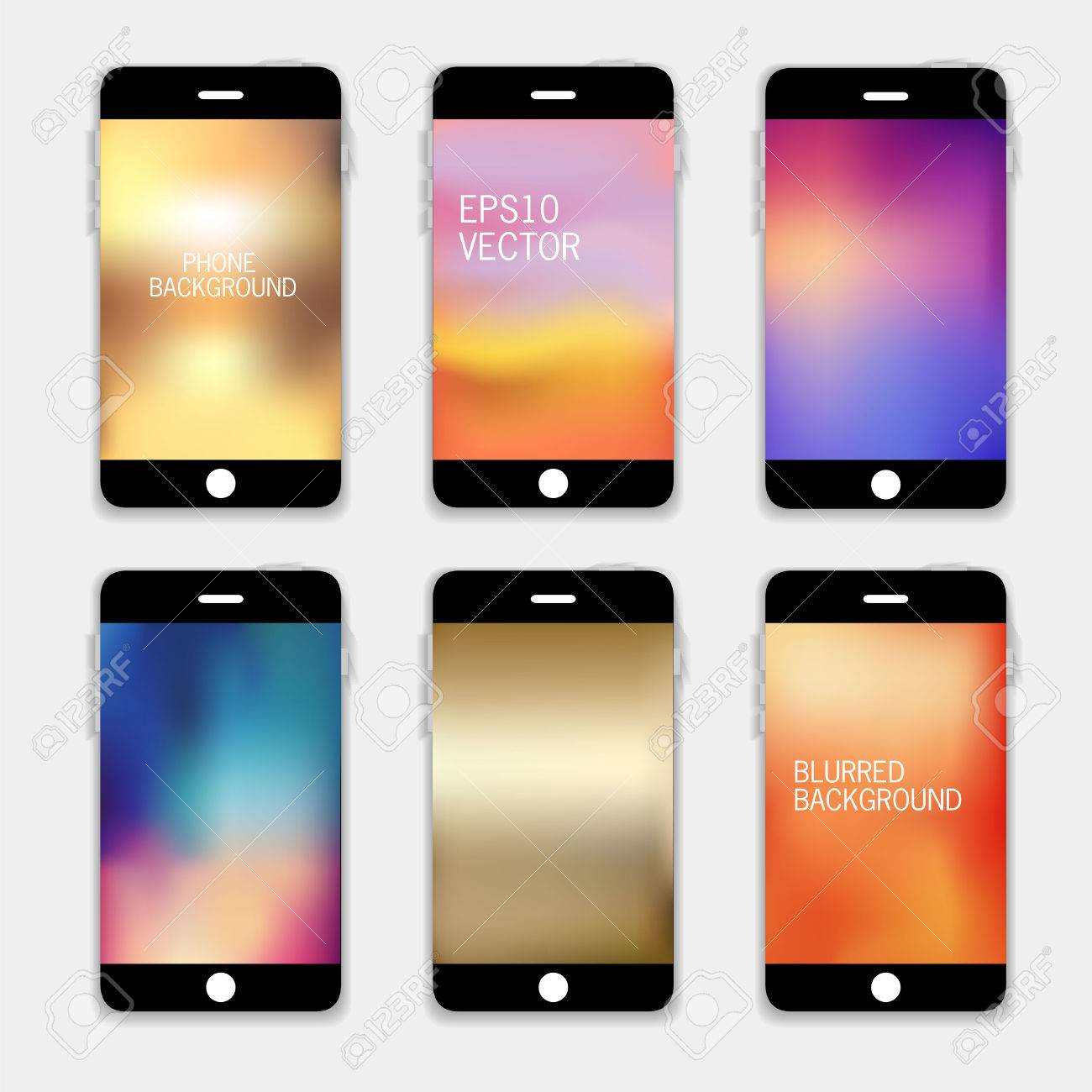 技術壁紙のデザインのコレクションです 携帯電話の設定では 背景がぼやけています 抽象的なベクトル イラスト のイラスト素材 ベクタ Image 技術壁紙のデザインのコレクションです 携帯電話の設定では 背景がぼやけています 抽象的なベクトル イラスト のイラスト素材 ベクタ Image