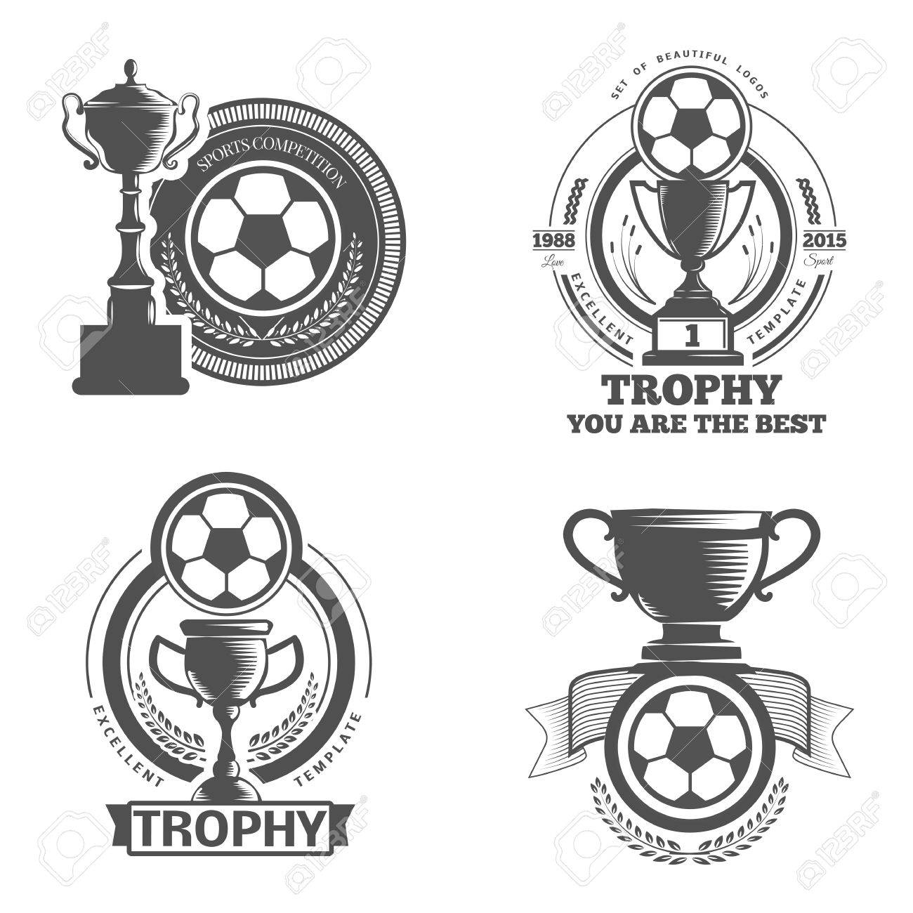 Vector set sport emblems. Logo badges and labels Football icon - 44874331 Vector set sport emblems. Logo badges and labels Football icon - 44874331