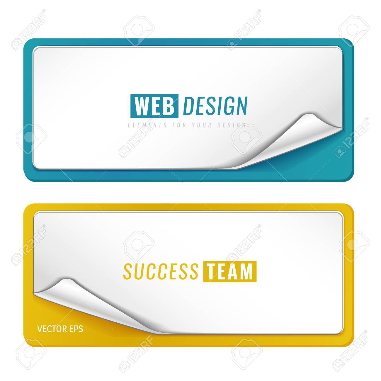 blank tags template set isolated on a white background simple