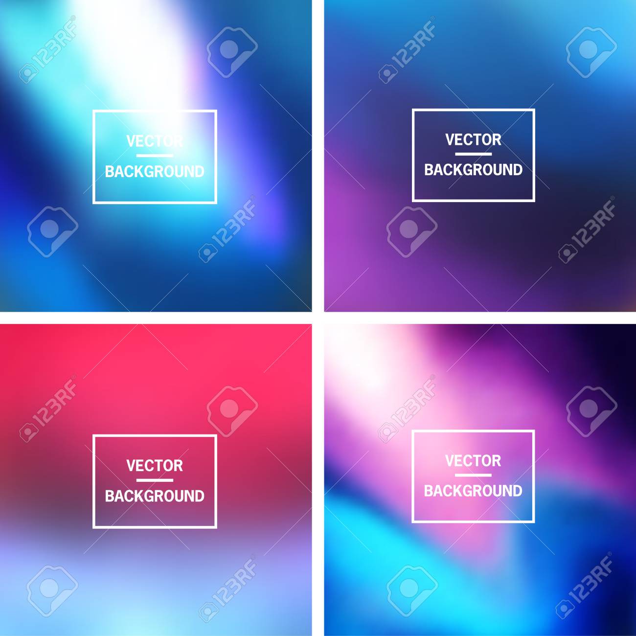 Abstract colorful blurred vector backgrounds. Elements for your website or presentation. - 46960781 Abstract colorful blurred vector backgrounds. Elements for your website or presentation. - 46960781
