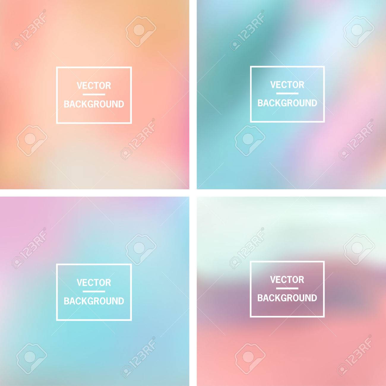 Abstract colorful blurred vector backgrounds. Elements for your website or presentation. - 46960889 Abstract colorful blurred vector backgrounds. Elements for your website or presentation. - 46960889