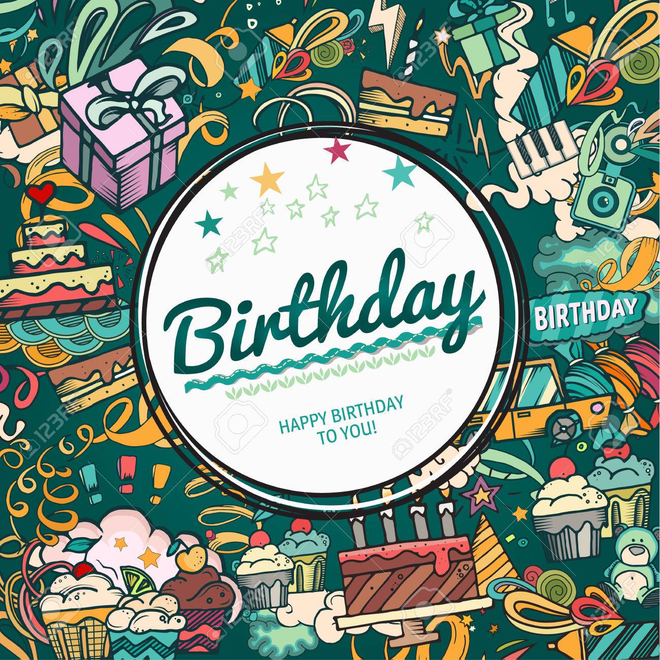 Geburtstag Hintergrund. Collage Foto-Rahmen-Karte. Album-Vorlage Pertaining To Birthday Card Collage Template Geburtstag Hintergrund. Collage Foto-Rahmen-Karte. Album-Vorlage Pertaining To Birthday Card Collage Template