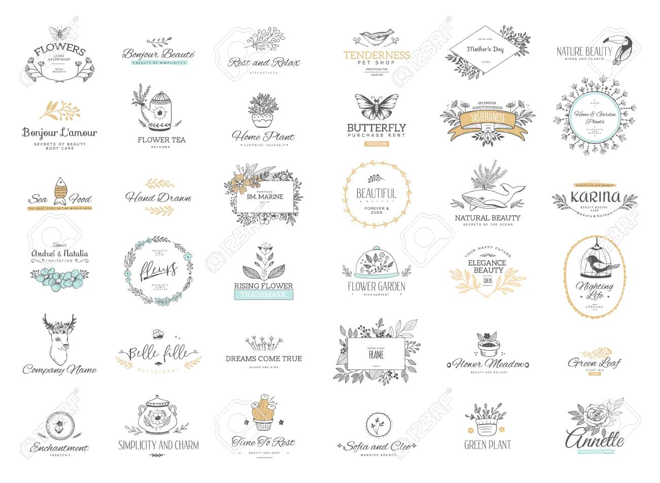 Set of flourishes calligraphic ornaments and frames. Retro and modern style of design elements, signs and logos. Vector template. Collection patterns - 135500916 Set of flourishes calligraphic ornaments and frames. Retro and modern style of design elements, signs and logos. Vector template. Collection patterns - 135500916