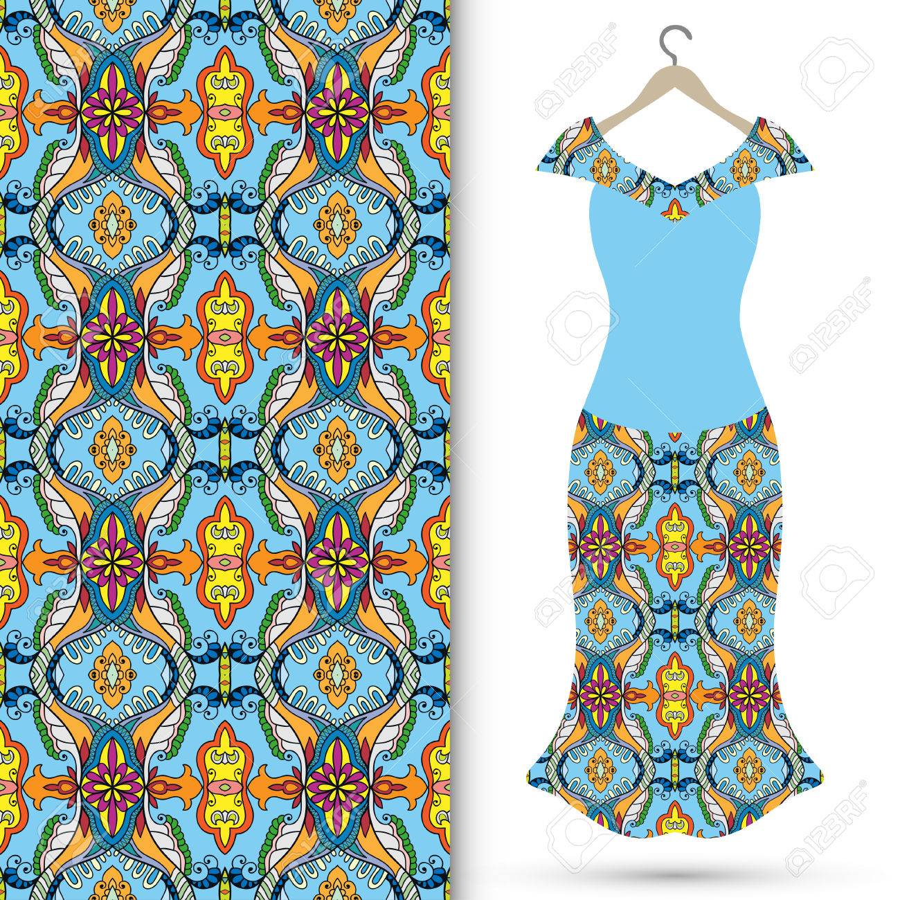 Premium Vector Illustration design garment fashion sketch apparel clothing female women vector fabric te