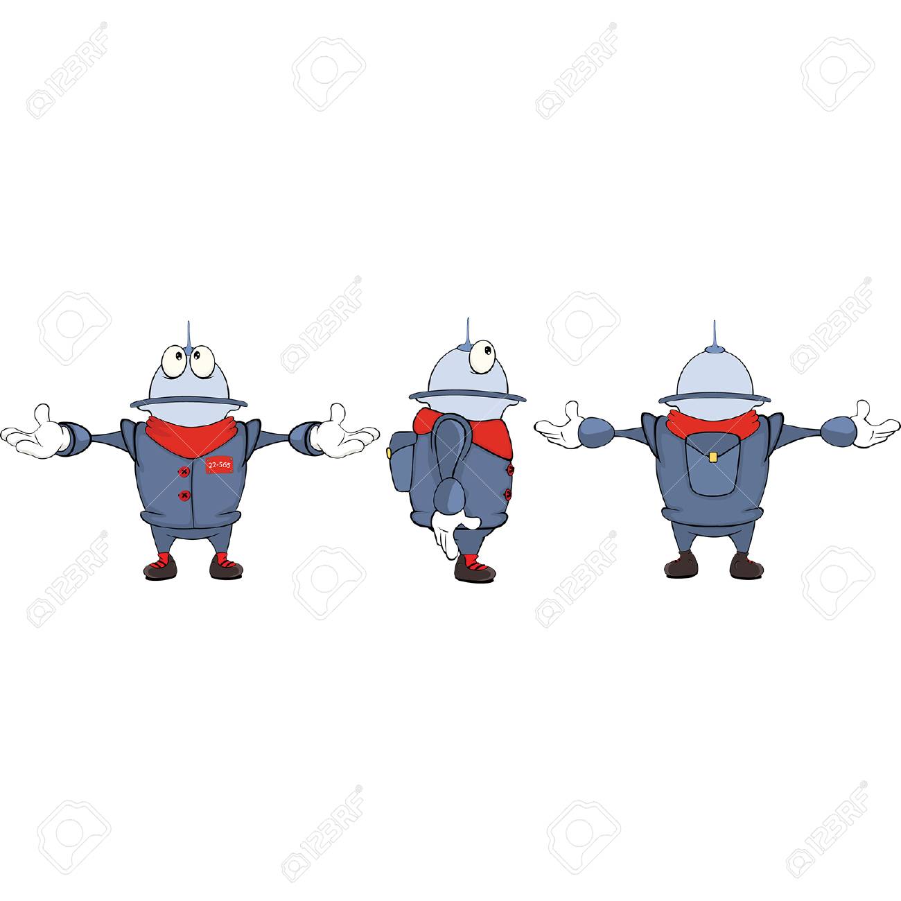 コンピューター ゲームの漫画キャラクターのかわいいロボット のイラスト素材 ベクタ Image コンピューター ゲームの漫画キャラクターのかわいいロボット のイラスト素材 ベクタ Image