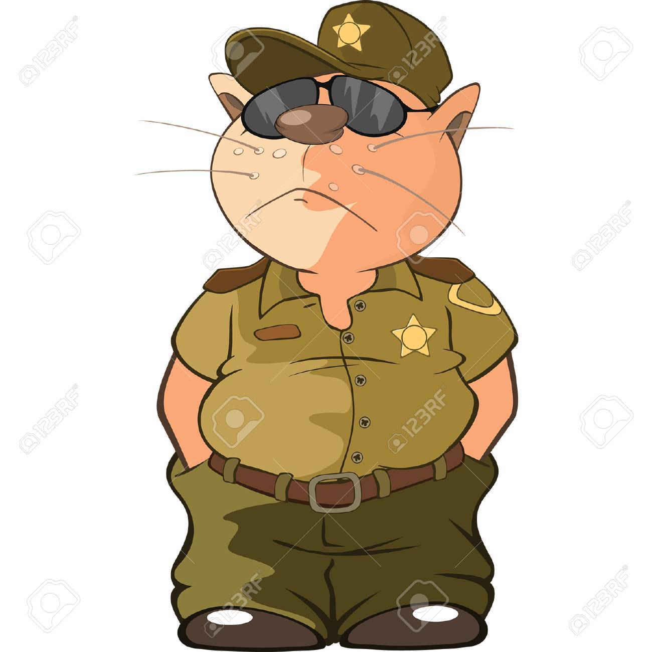 Illustration Of A Cute Cat Special Forces Cartoon Character Royalty Free Cliparts Vectors And Stock Illustration Image