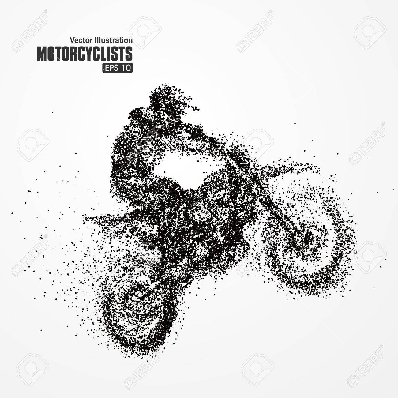 Particles biker, full of enterprising across significance vector illustration. - 52738011 Particles biker, full of enterprising across significance vector illustration. - 52738011