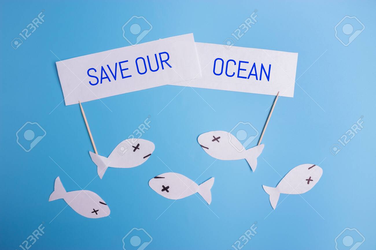 Bloated Dead Poisoned Fish Made From Paper Pollution Concept Stock Photo Picture And Royalty Free Image Image 114368590