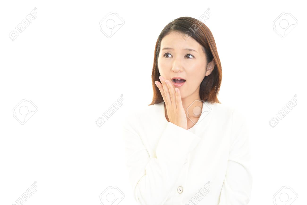 驚く女性 の写真素材 画像素材 Image