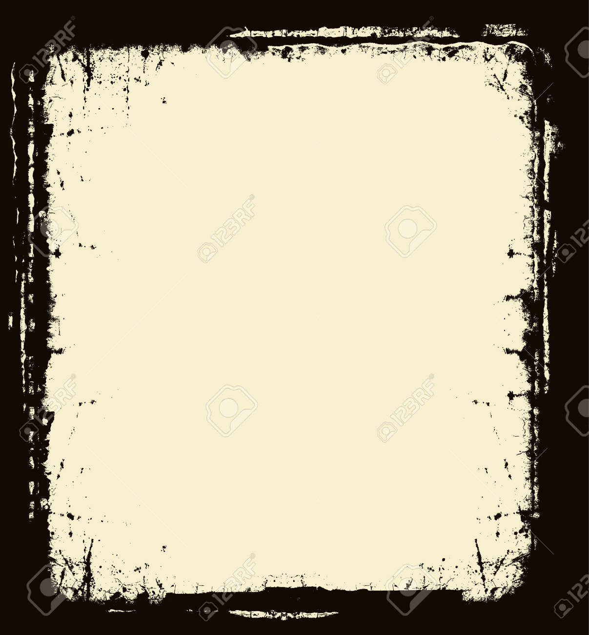 editable distressed dark border royalty free cliparts vectors and