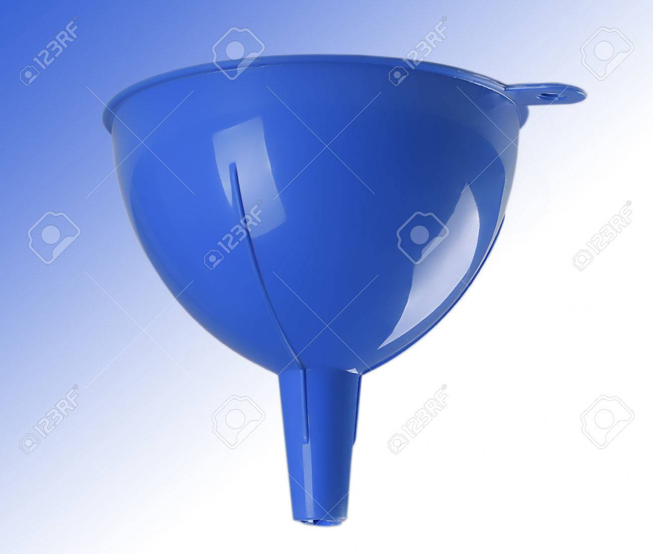 Blue Plastic Kitchen Funnel Liquid Stock Photo Picture And Royalty Free Image Image 73792305