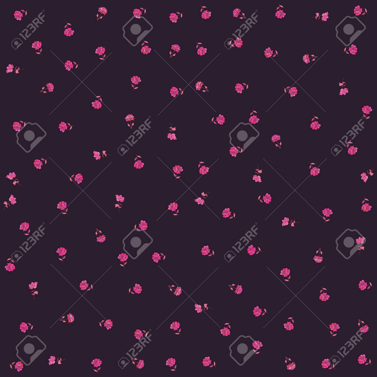 Little Crimson Rose Flowers Isolated On Black Background Print Stock Photo Picture And Royalty Free Image Image 114146946