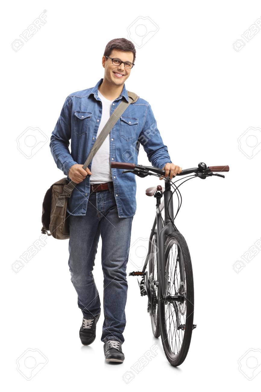walking a bike
