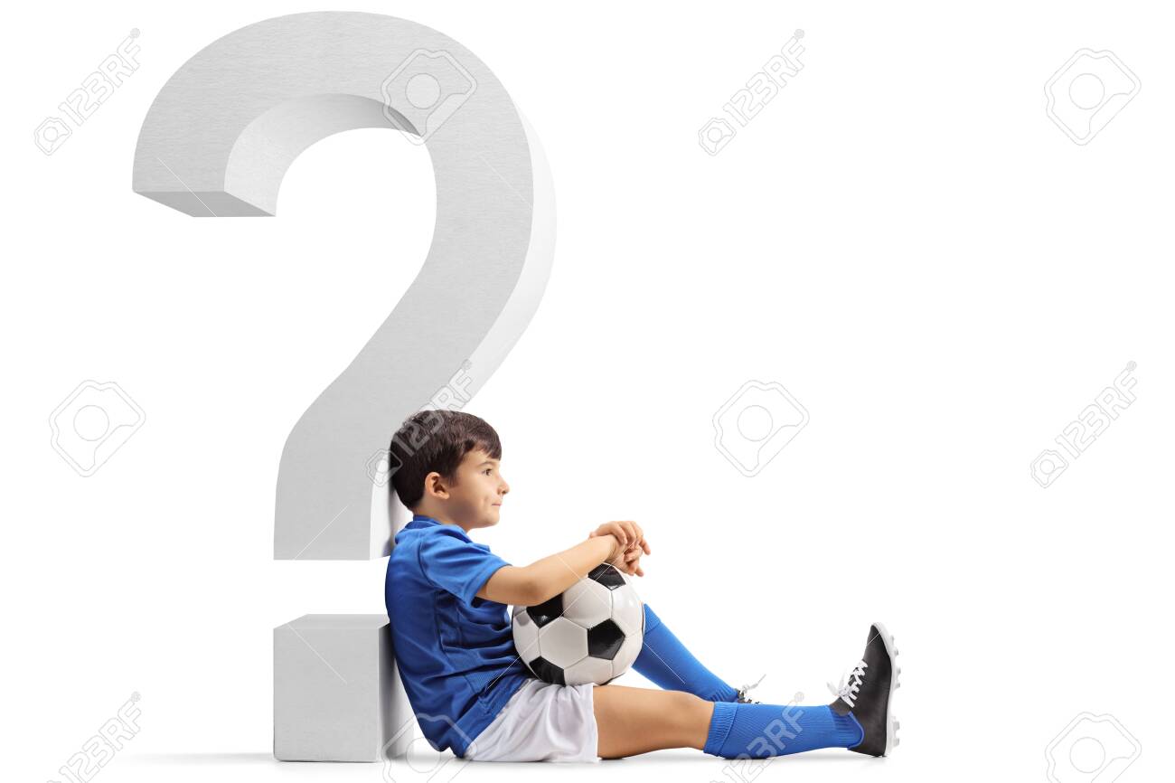 soccer ball question mark