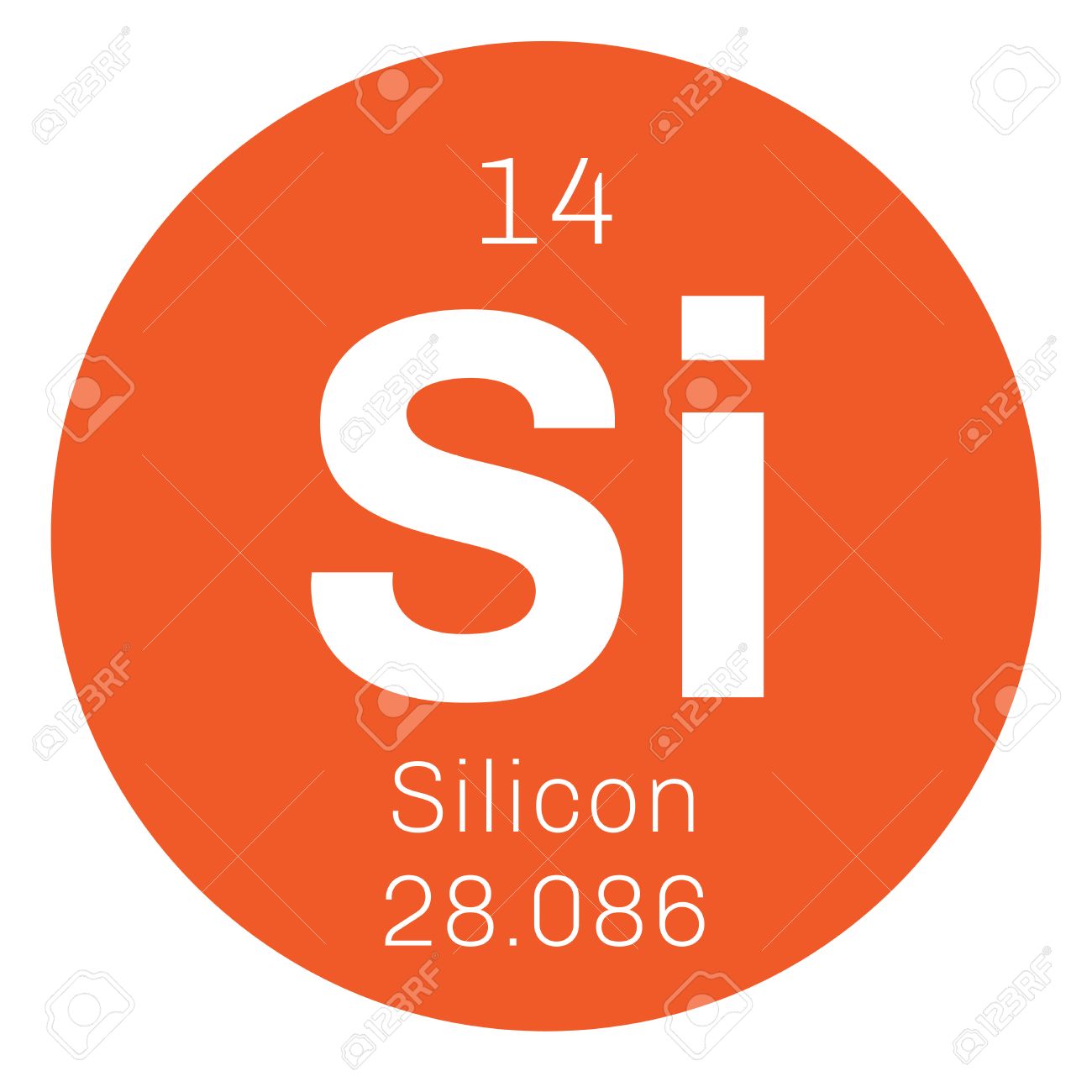 シリコン化学要素 価メタロイド 原子番号と原子量のカラー アイコン 周期表の元素です のイラスト素材 ベクタ Image シリコン化学要素 価メタロイド 原子番号と原子量のカラー アイコン 周期表の元素です のイラスト素材 ベクタ Image