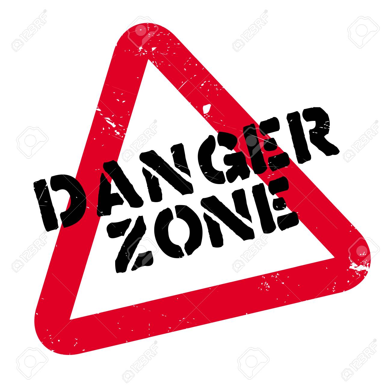 All colors! /"DANGER ZONE/" Sticker 6 Pack goes on side of standard mags