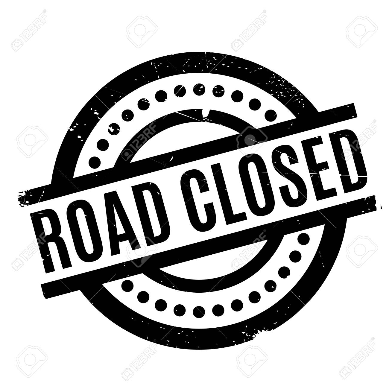 Road Closed rubber stamp. Grunge design with dust scratches. Effects can be easily removed for a clean, crisp look. Color is easily changed. - 71189855 Road Closed rubber stamp. Grunge design with dust scratches. Effects can be easily removed for a clean, crisp look. Color is easily changed. - 71189855