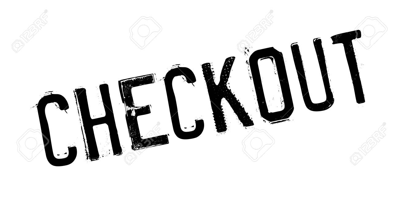 チェック アウト スタンプ イラスト のイラスト素材 ベクタ Image