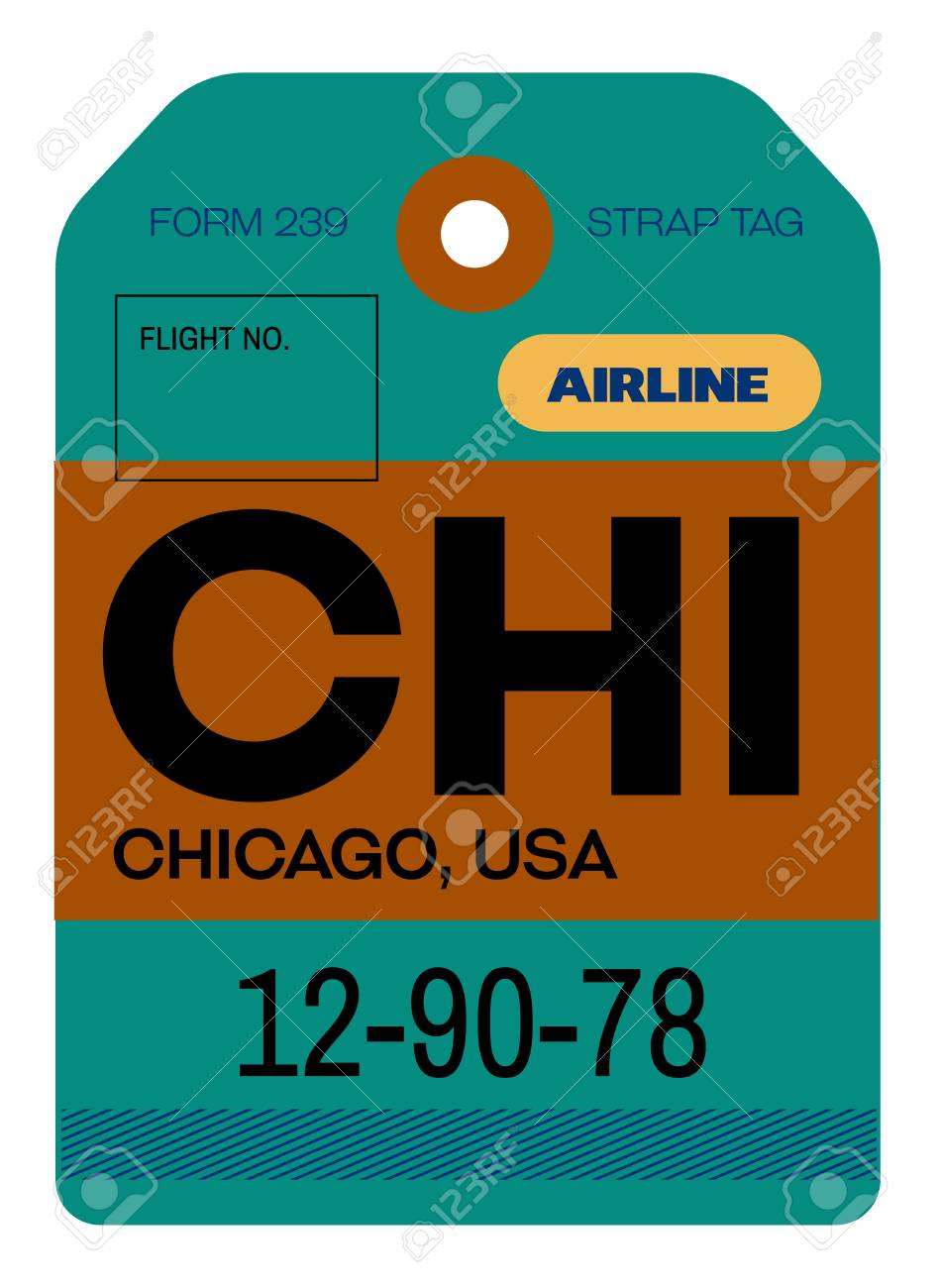 airport luggage tag