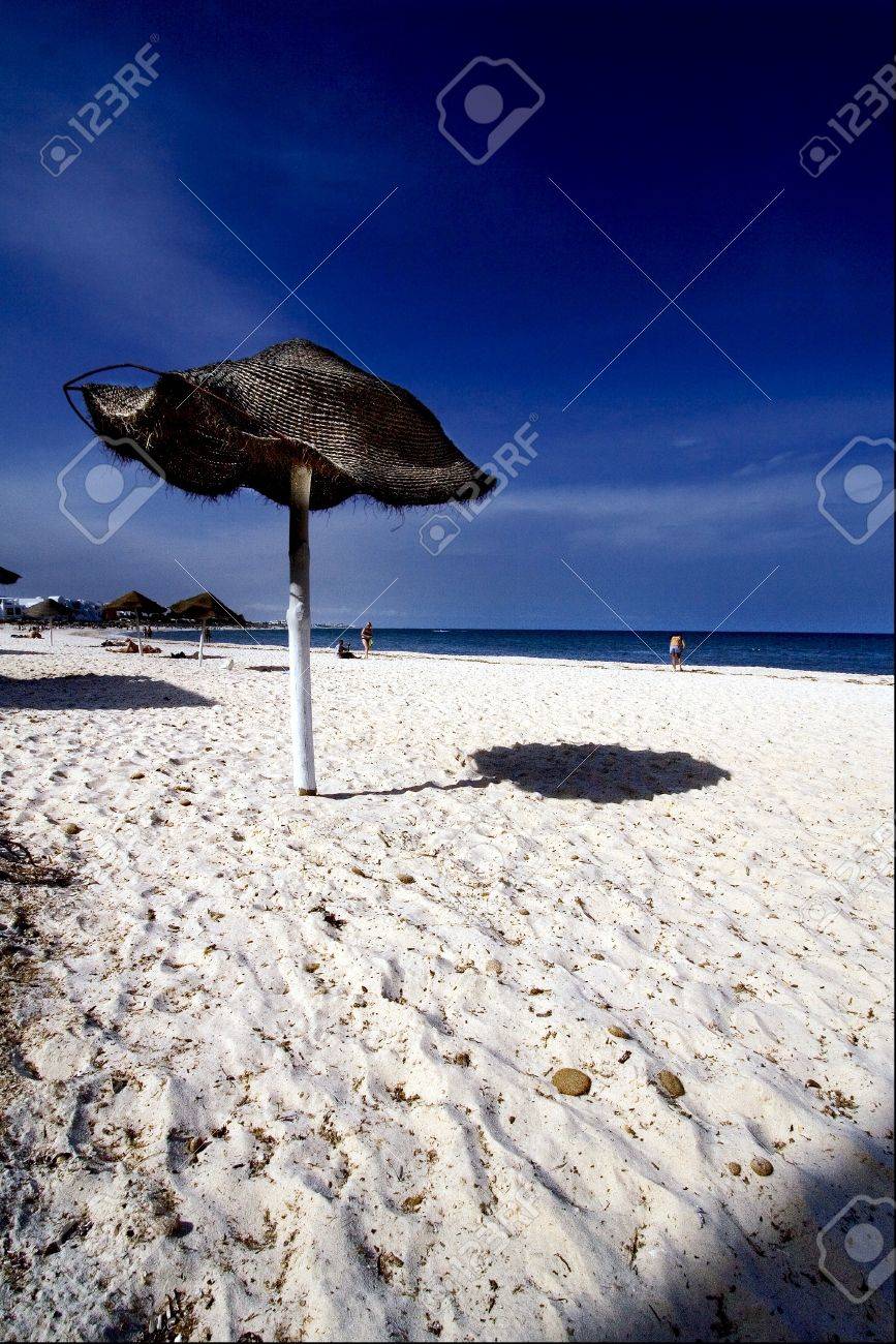 Une Plage De Sable Blanc à Sousse Tunisie