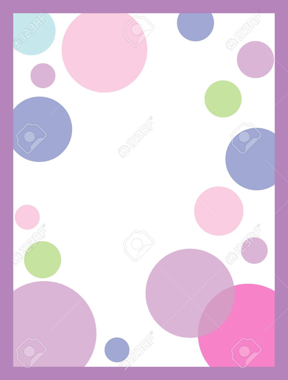 pink polka dot invitation background royalty free cliparts vectors pink polka dot invitations