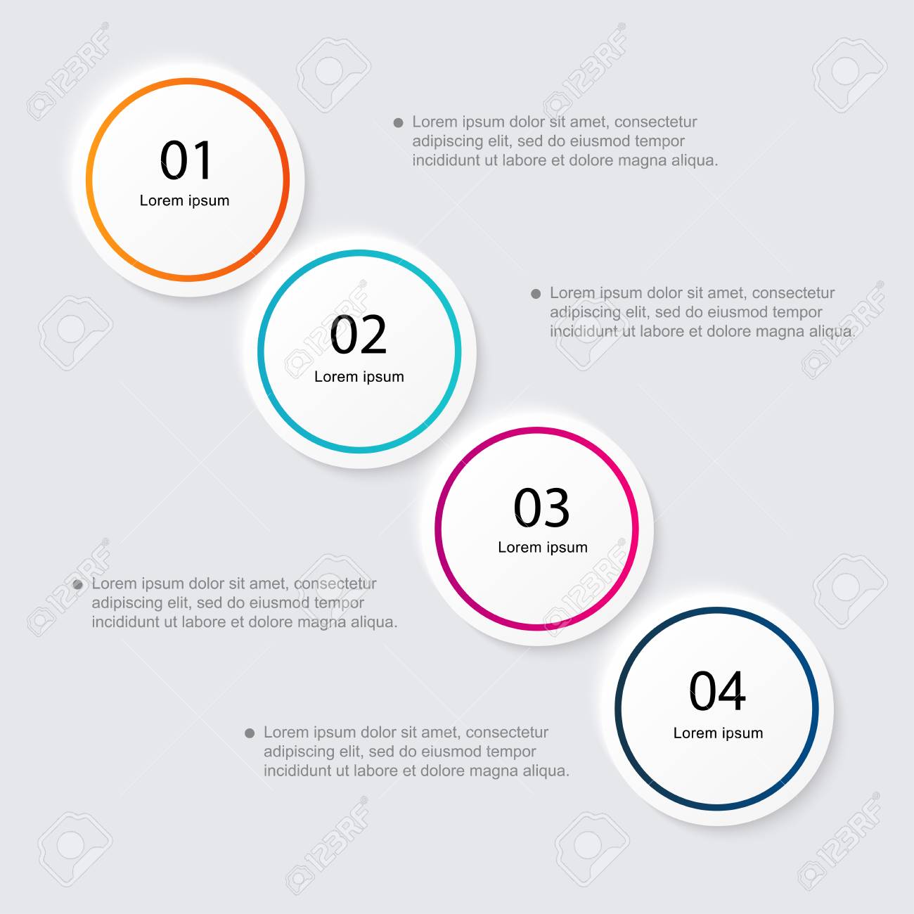 vector colorful info graphics