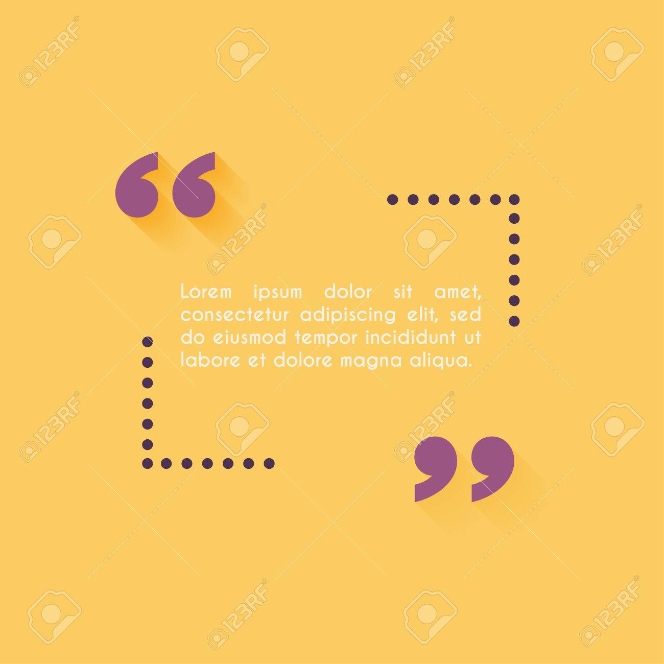 quote blank template design elements circle business card template