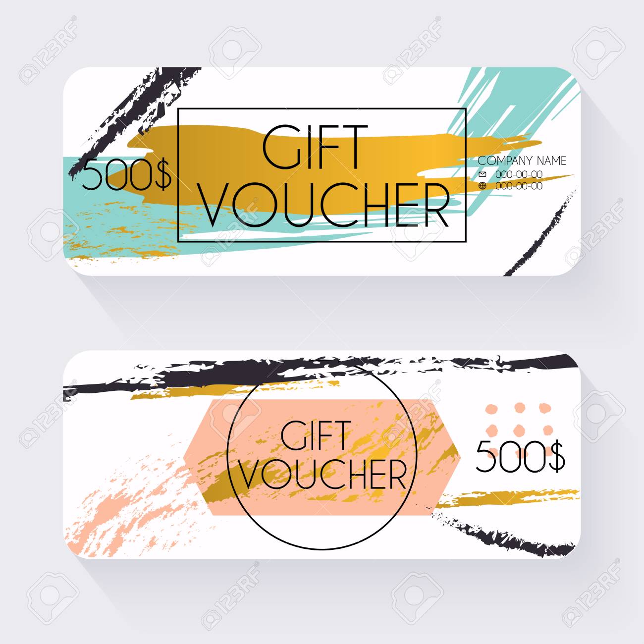 gift certificate template with logo