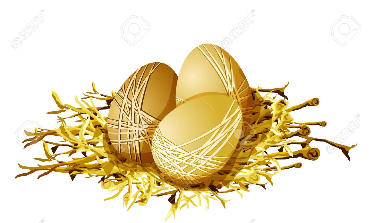 Golden Eggs Cliparts, Stock Vector and Royalty Free Golden Eggs