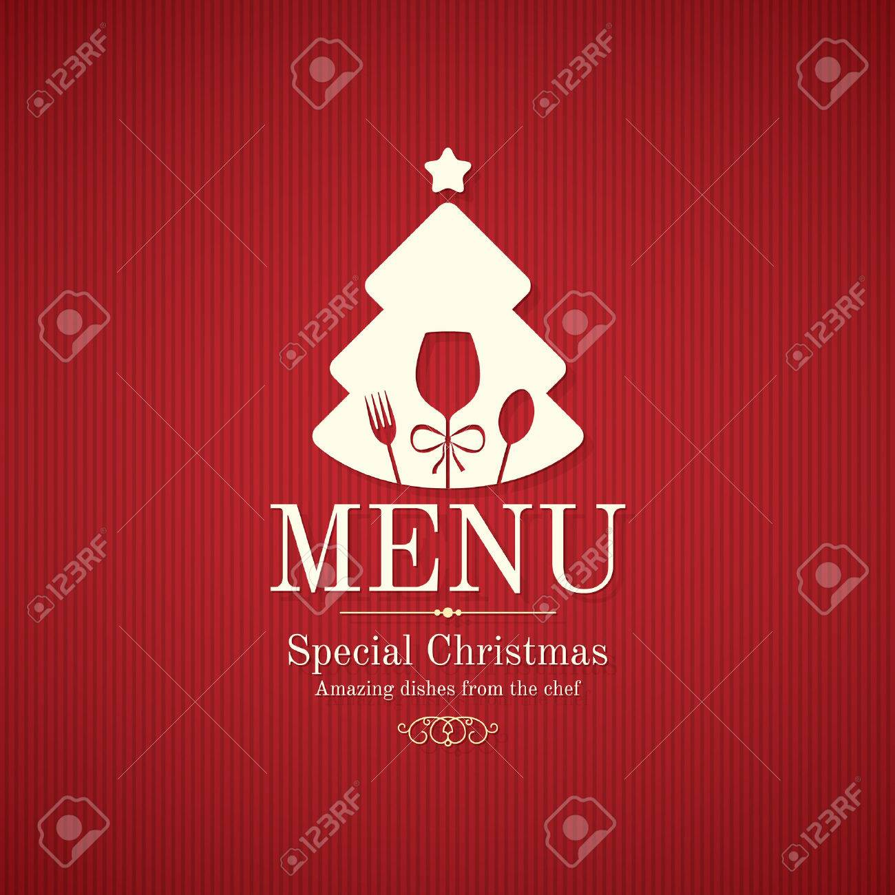 Special Christmas festive menu design - 46607708 Special Christmas festive menu design - 46607708