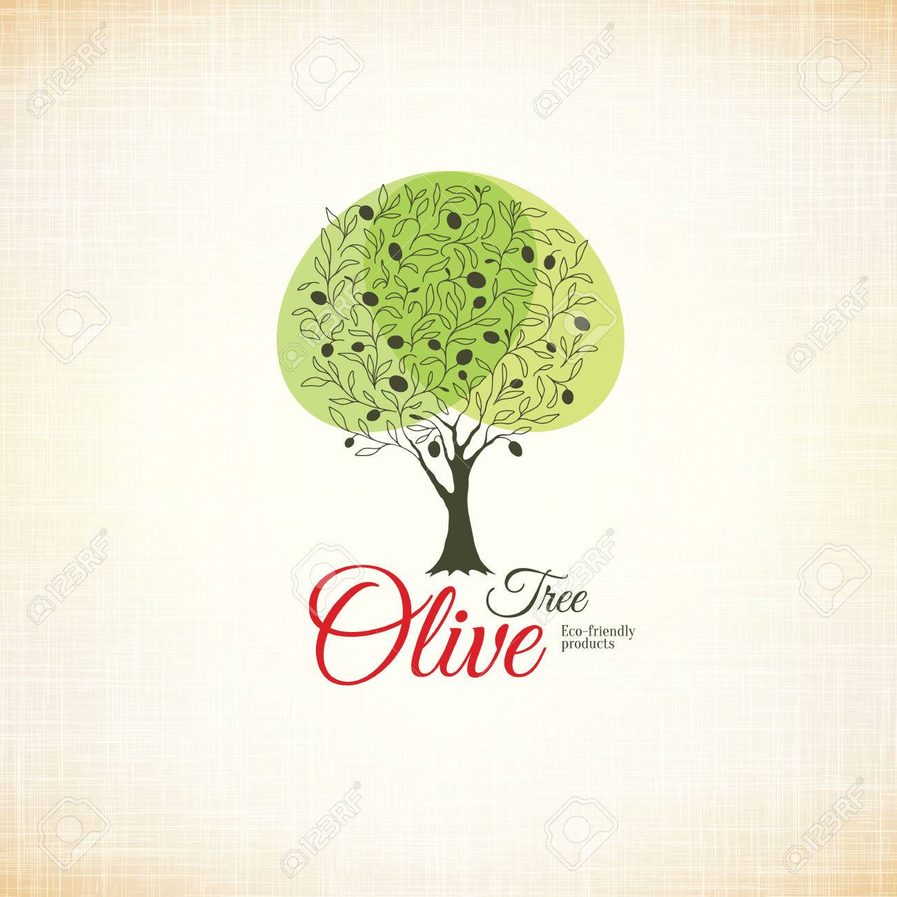 olive label logo design