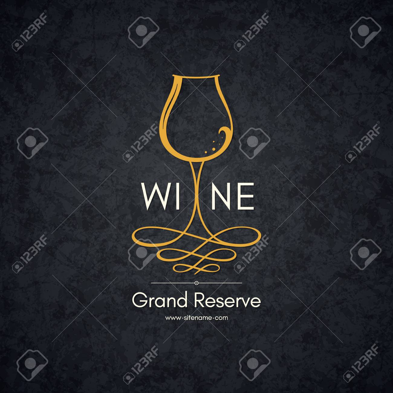 Logotype for wine shop, winery, wine list, restaurant - 54505154 Logotype for wine shop, winery, wine list, restaurant - 54505154
