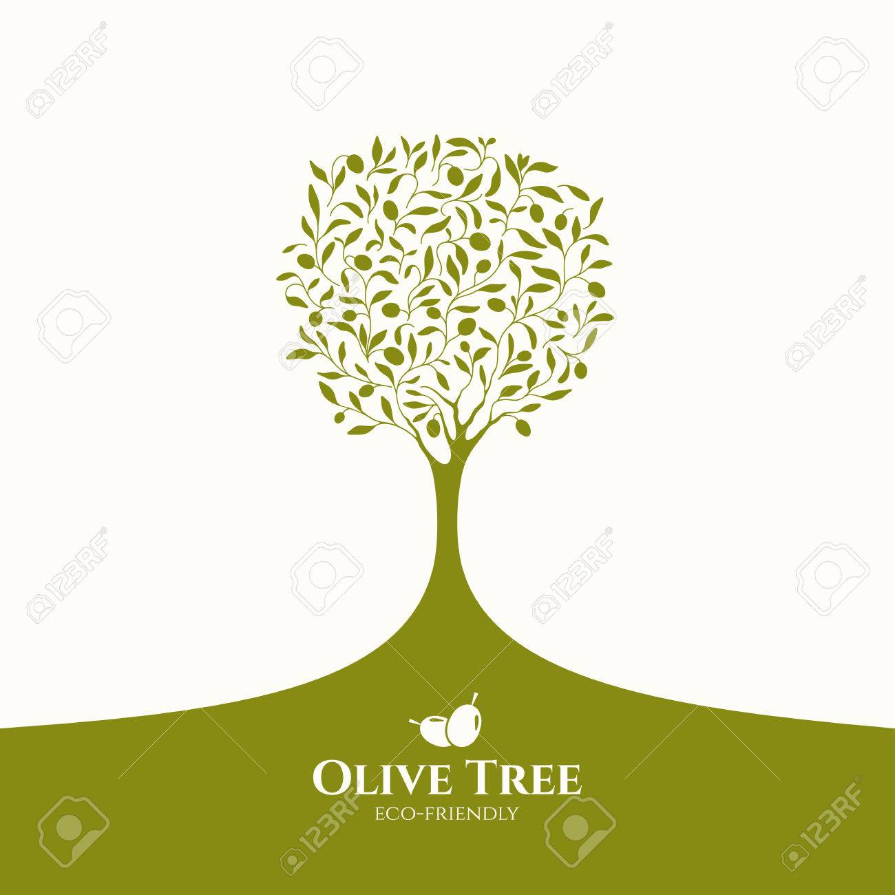 olive label logo design