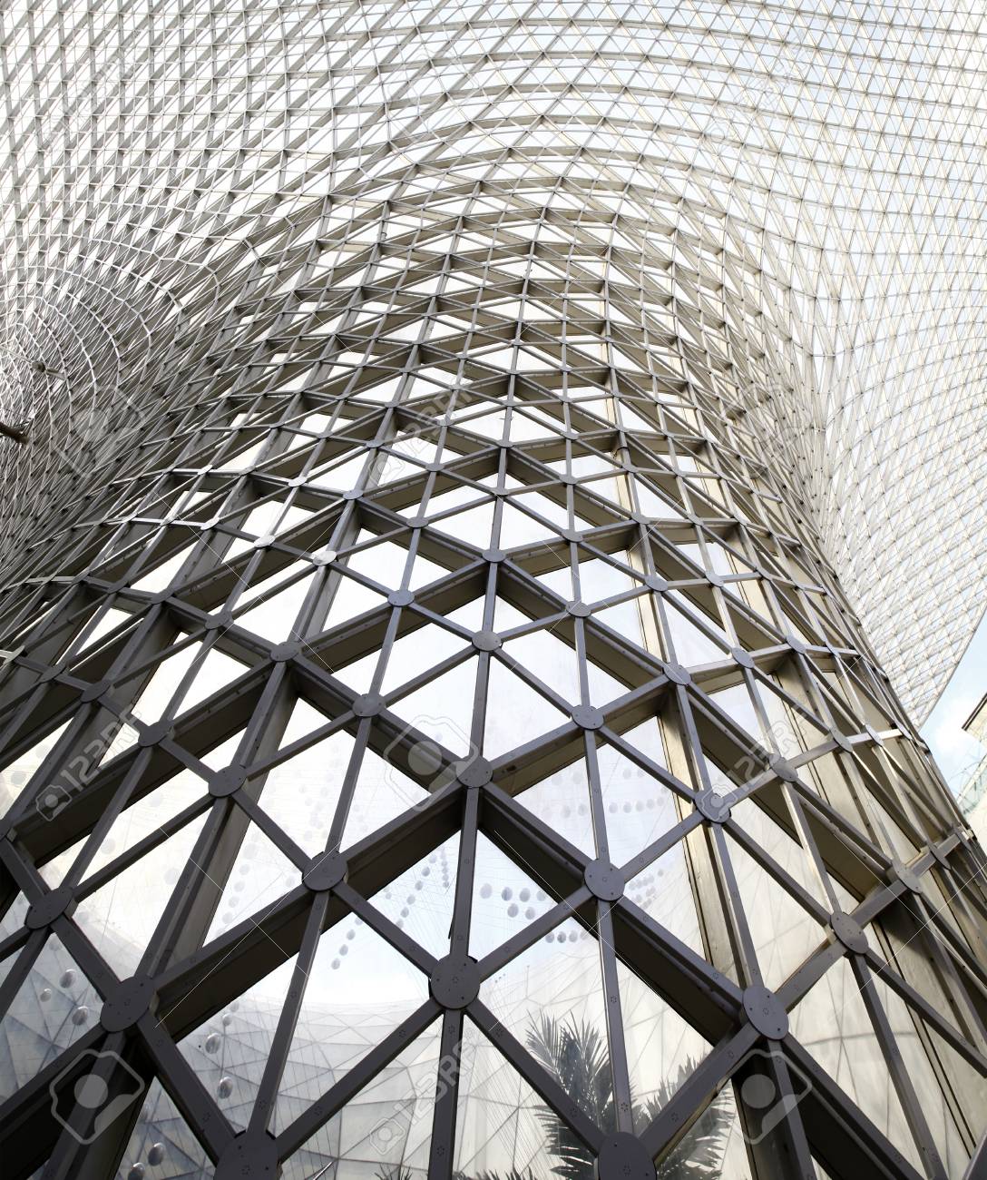 Steel Structure Geometry Construction As The Background Stock Photo,  Picture And Royalty Free Image. Image 73570691.