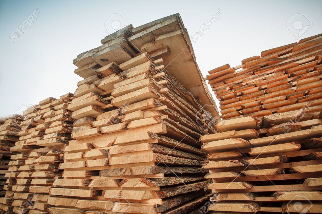 Lumber Stack Boards Wood Planks Stock Photo, Picture And Royalty Free  Image. Image 55284672.