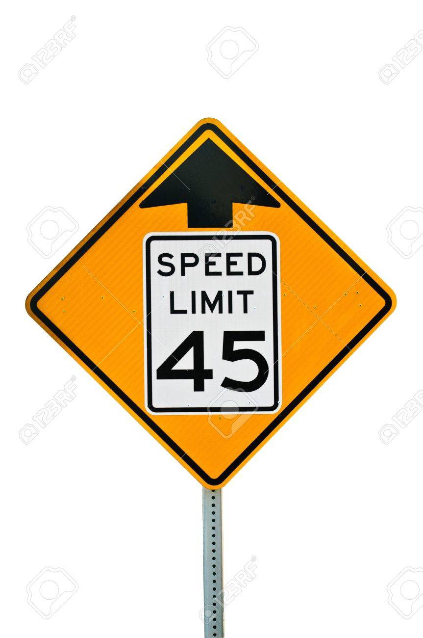 Amazon.co.jp: アメリカ 道路標識SPEED LIMIT 45 最高速度45