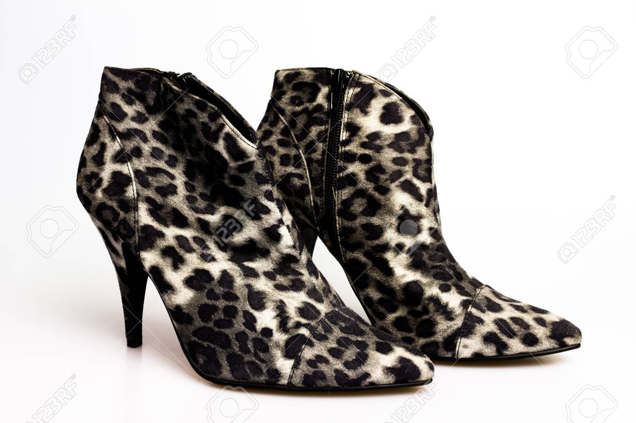 dark leopard print shoes