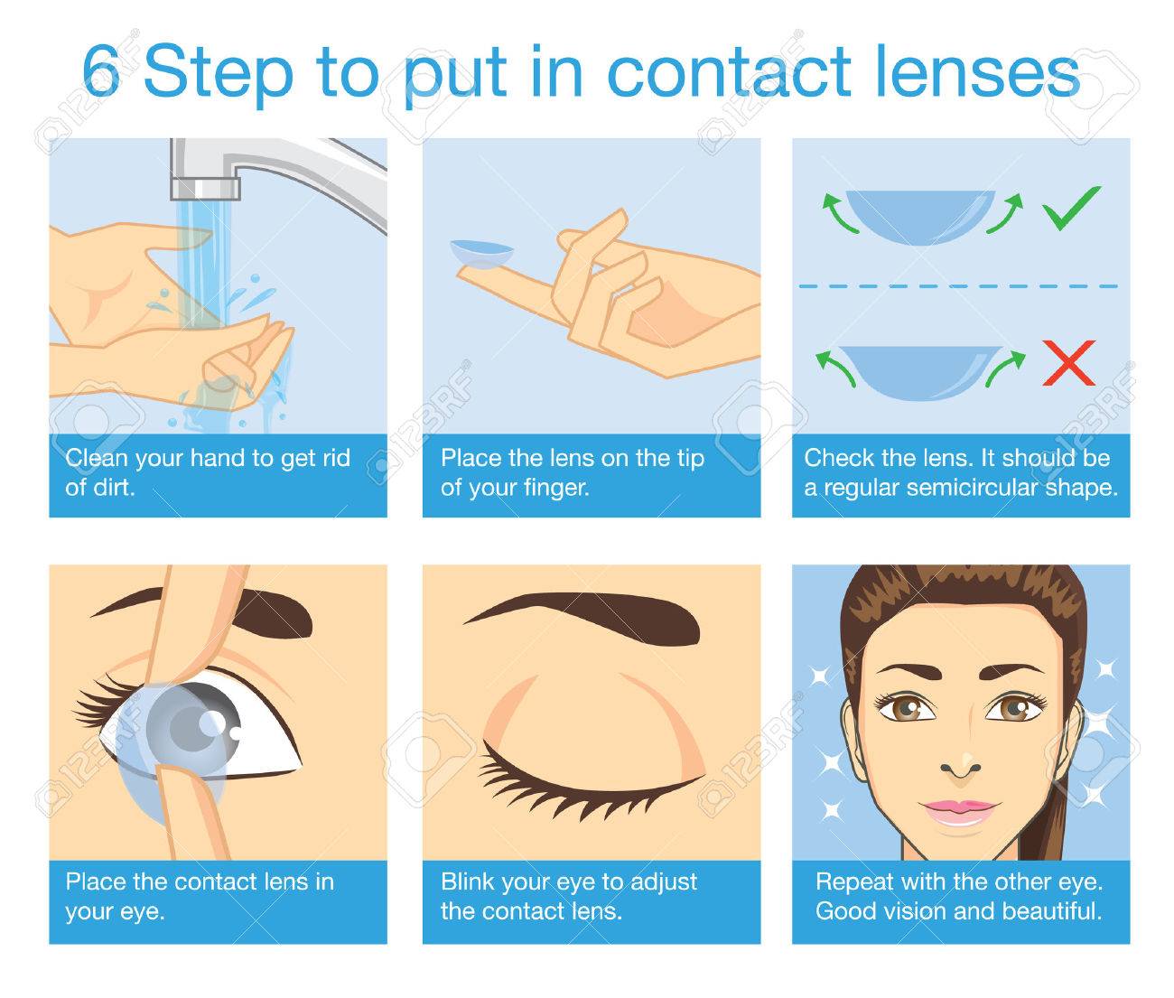 How to put on lenses How to put on lenses