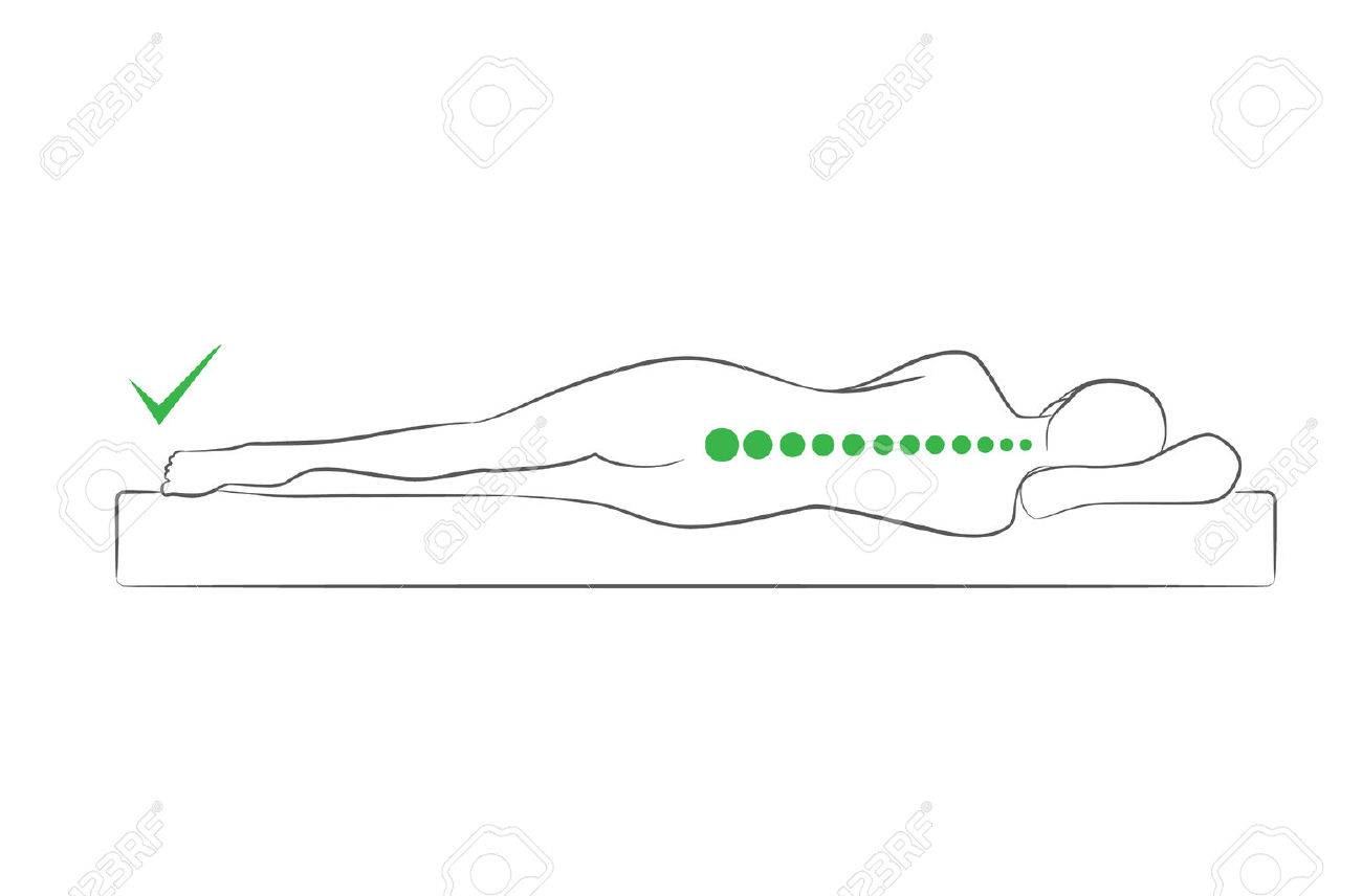 睡眠の位置の側で寝るときの正しい脊椎のアライメント のイラスト素材 ベクタ Image 睡眠の位置の側で寝るときの正しい脊椎のアライメント のイラスト素材 ベクタ Image