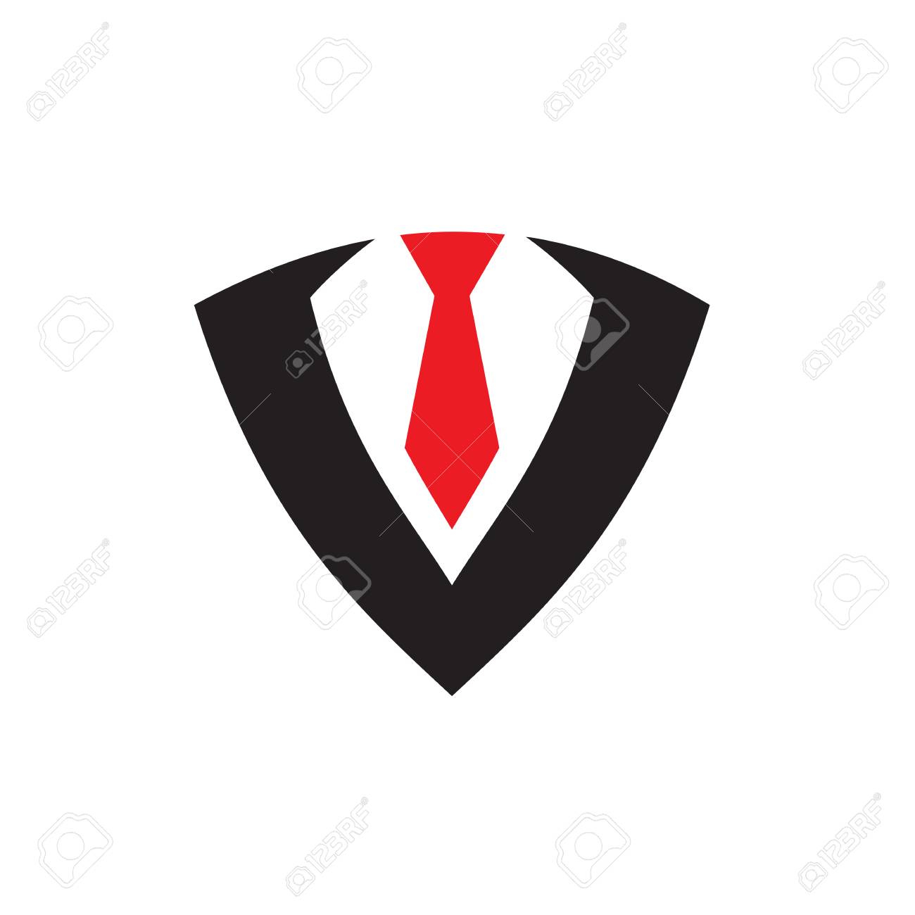 Suit, Tie, Tuxedo, Business, Worker, Job, Professional Icon Logo..