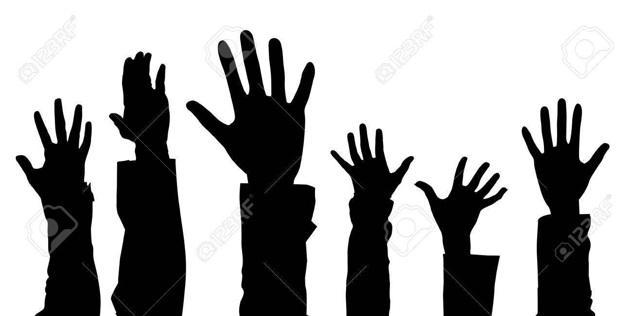 別の手のイラスト背景として上向きに 解除 の写真素材 画像素材 Image