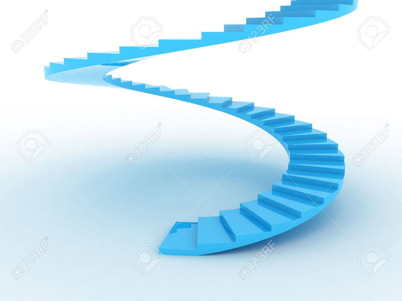 上向きに行くこと らせん階段のイラスト の写真素材 画像素材 Image