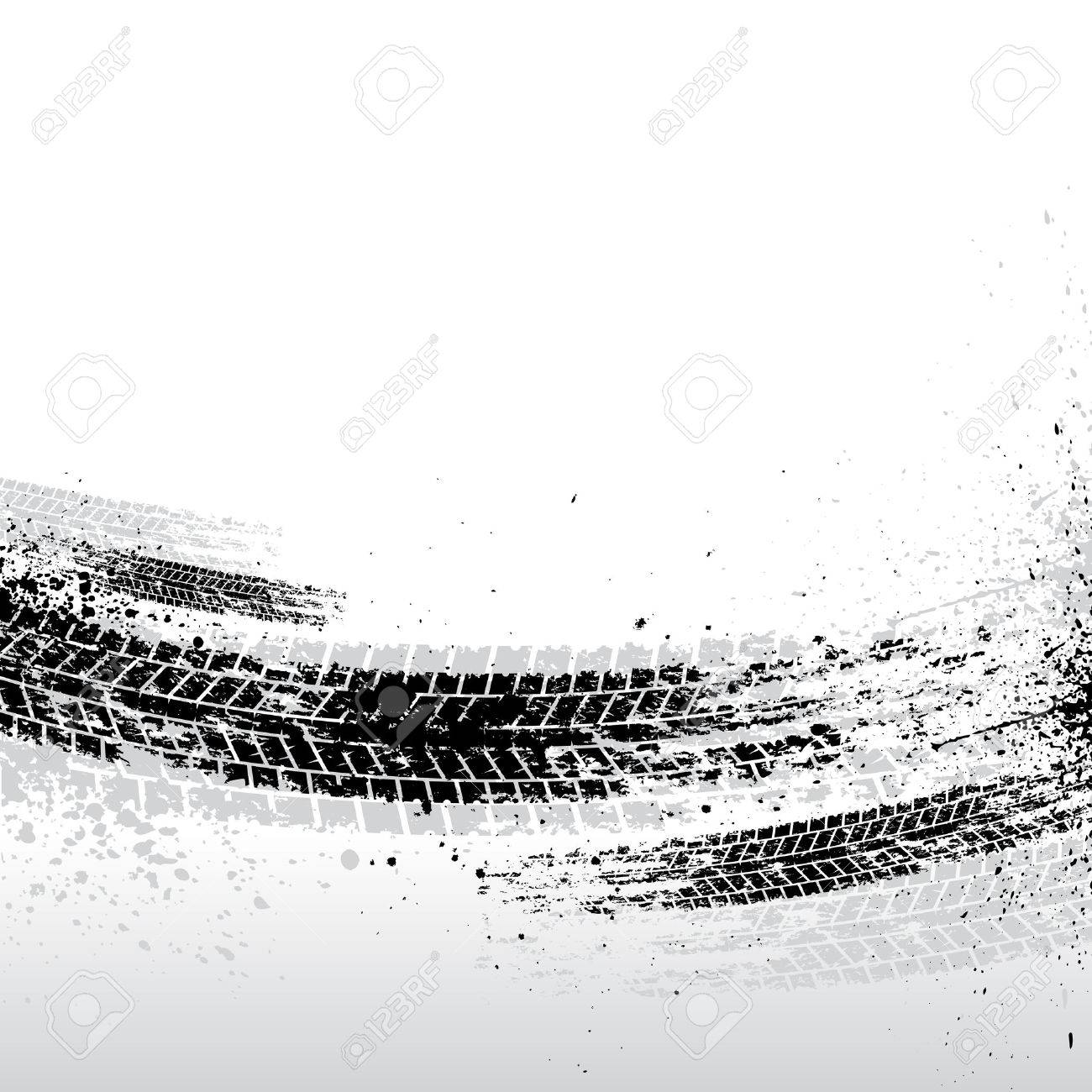 Black tire track background. eps10 - 23977164 Black tire track background. eps10 - 23977164